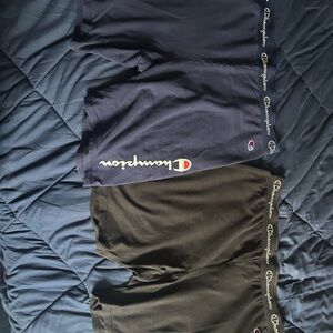 Champion Dark Blue and Black Shorts